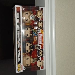 New funko pop rocks Pantera set of 4